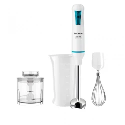 Taurus Robot 750 Plus Inox 750W Hand Blender with Chopper, Whisk, and Measuring Cup Blue